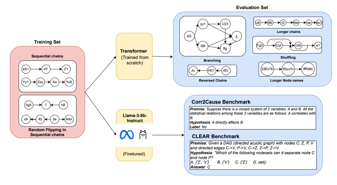 Teaching Transformer Causal Reasoning
